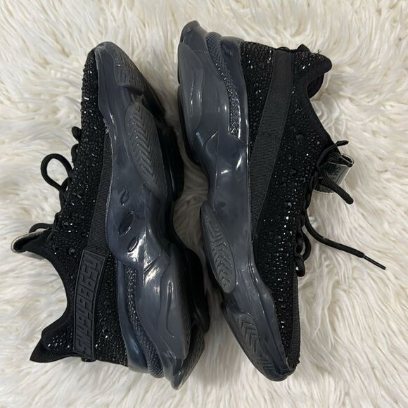 STEVE MADDEN RHINESTONES SNEAKERS SIZE 8.5 - Picture 5 of 8